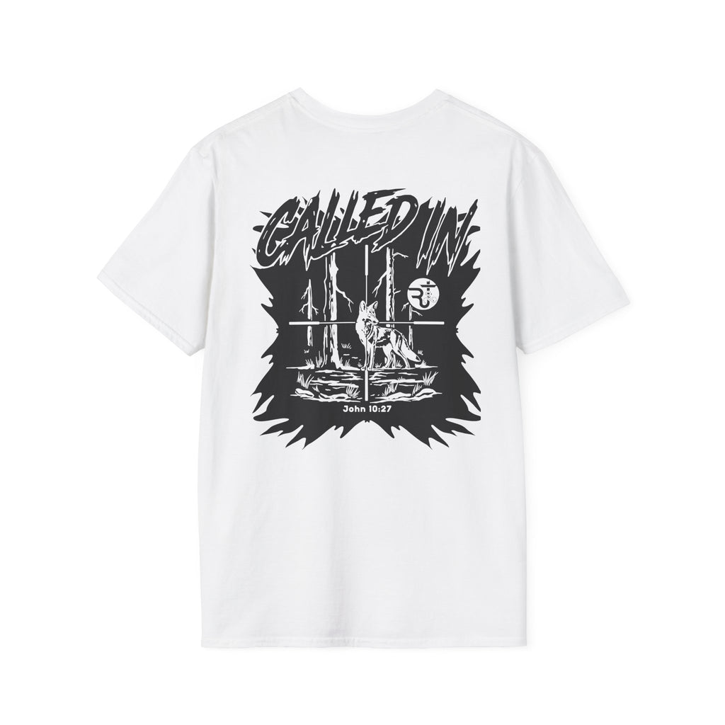 Called In Ridin' Chest-Print Tee — Faith-Inspired Outdoor Graphic T-Shirt