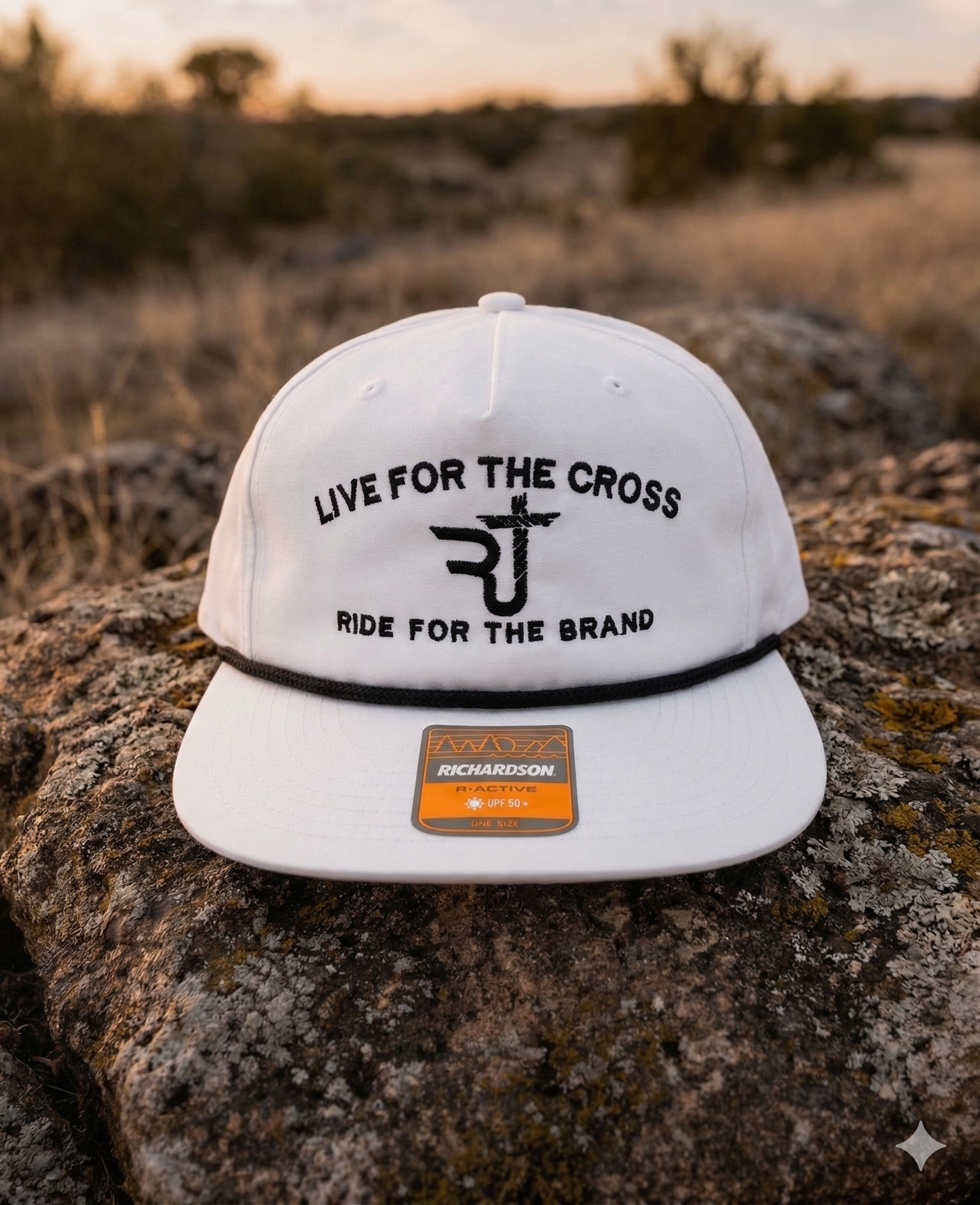 Richardson Grandpa Rope Hat - Ridin Js Co | Vintage Unstructured Snapback Main image