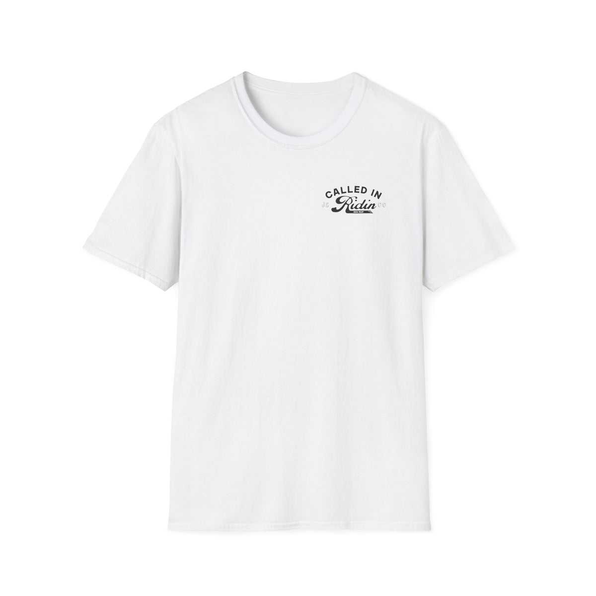Called In Ridin' Chest-Print Tee — Faith-Inspired Outdoor Graphic T-Shirt