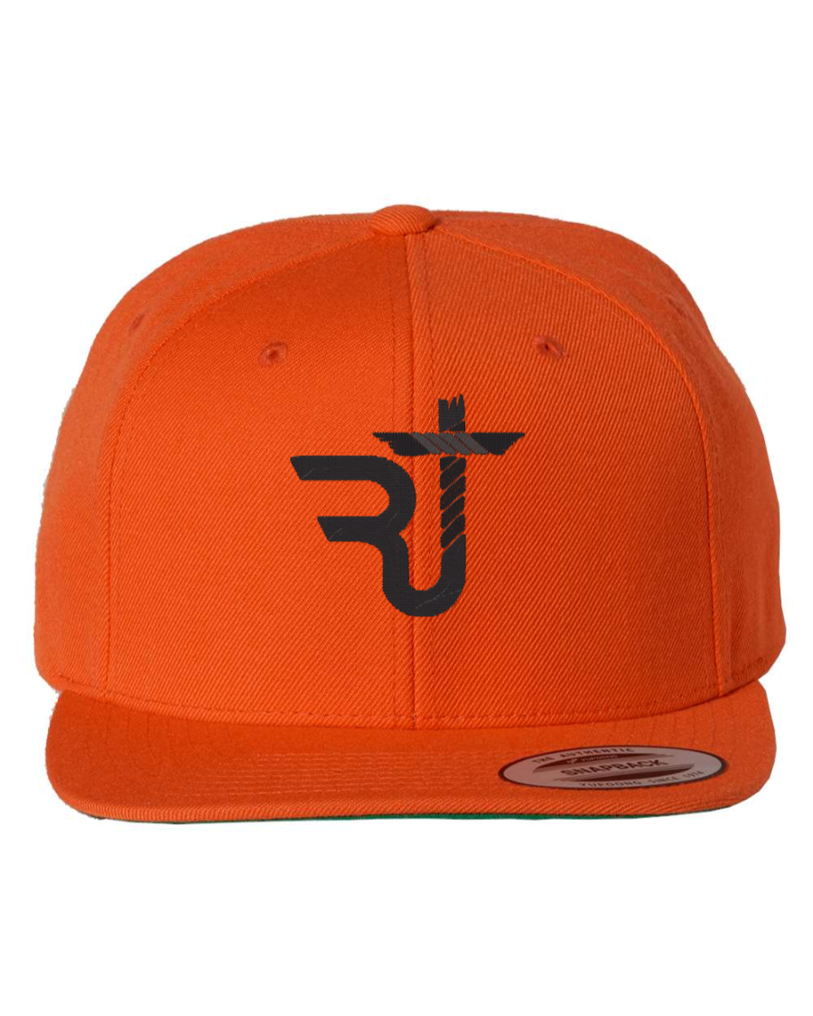 Faith Cross Blaze Orange Snapback Hat Main image