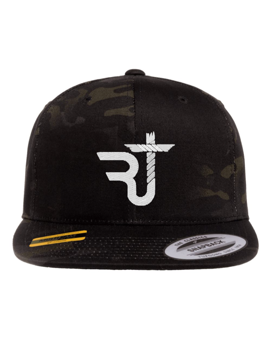 Flat Bill Snapback Cap - 6089M