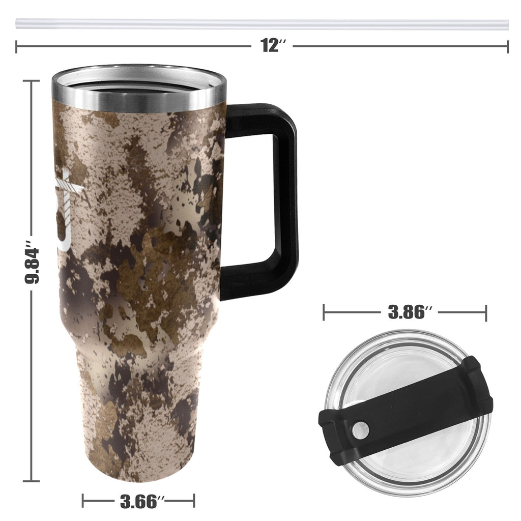Js Terrain Camo 40oz Tumbler