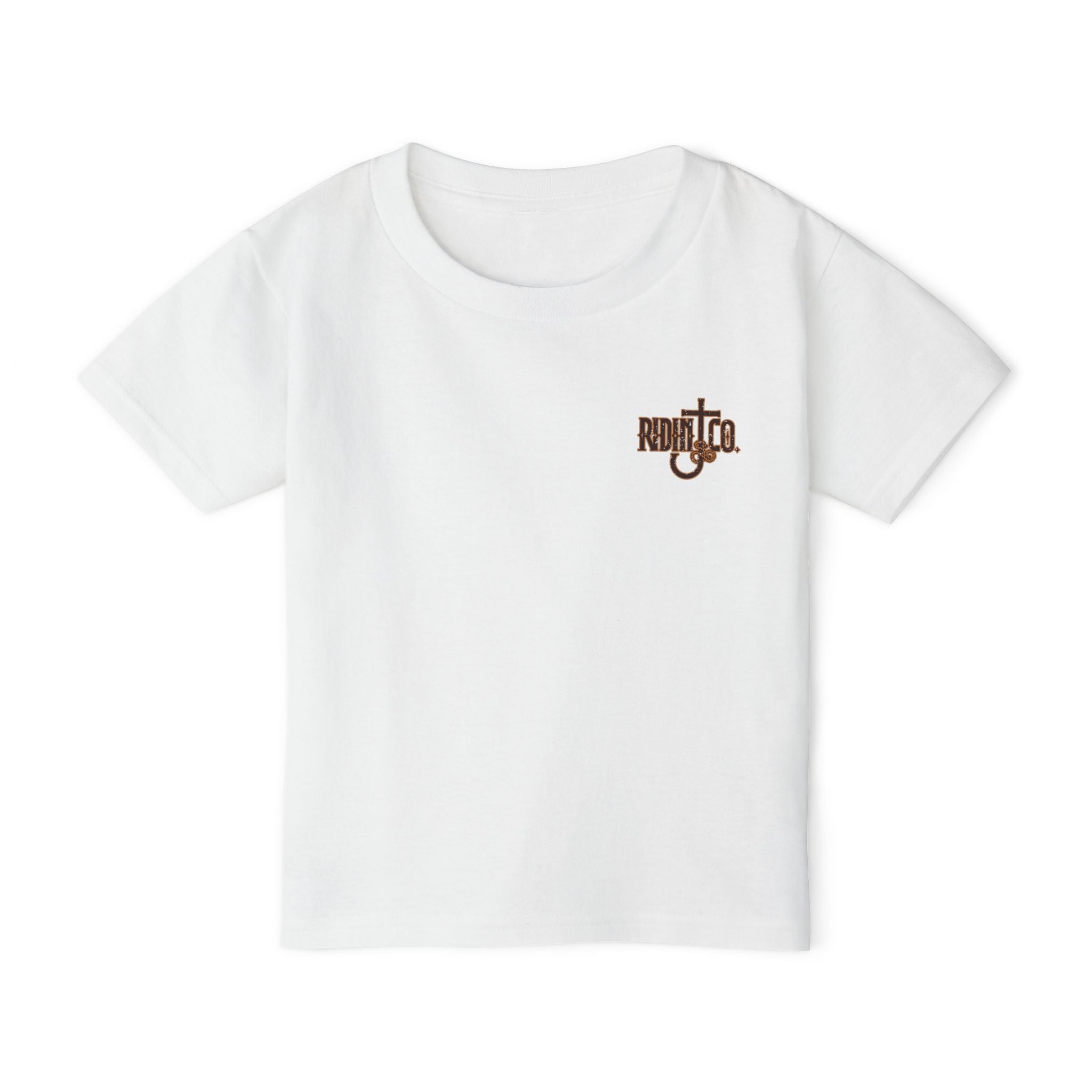 Train Em Young Toddler Cowboy Tee - Heavy Cotton Western Graphic Shirt Main image