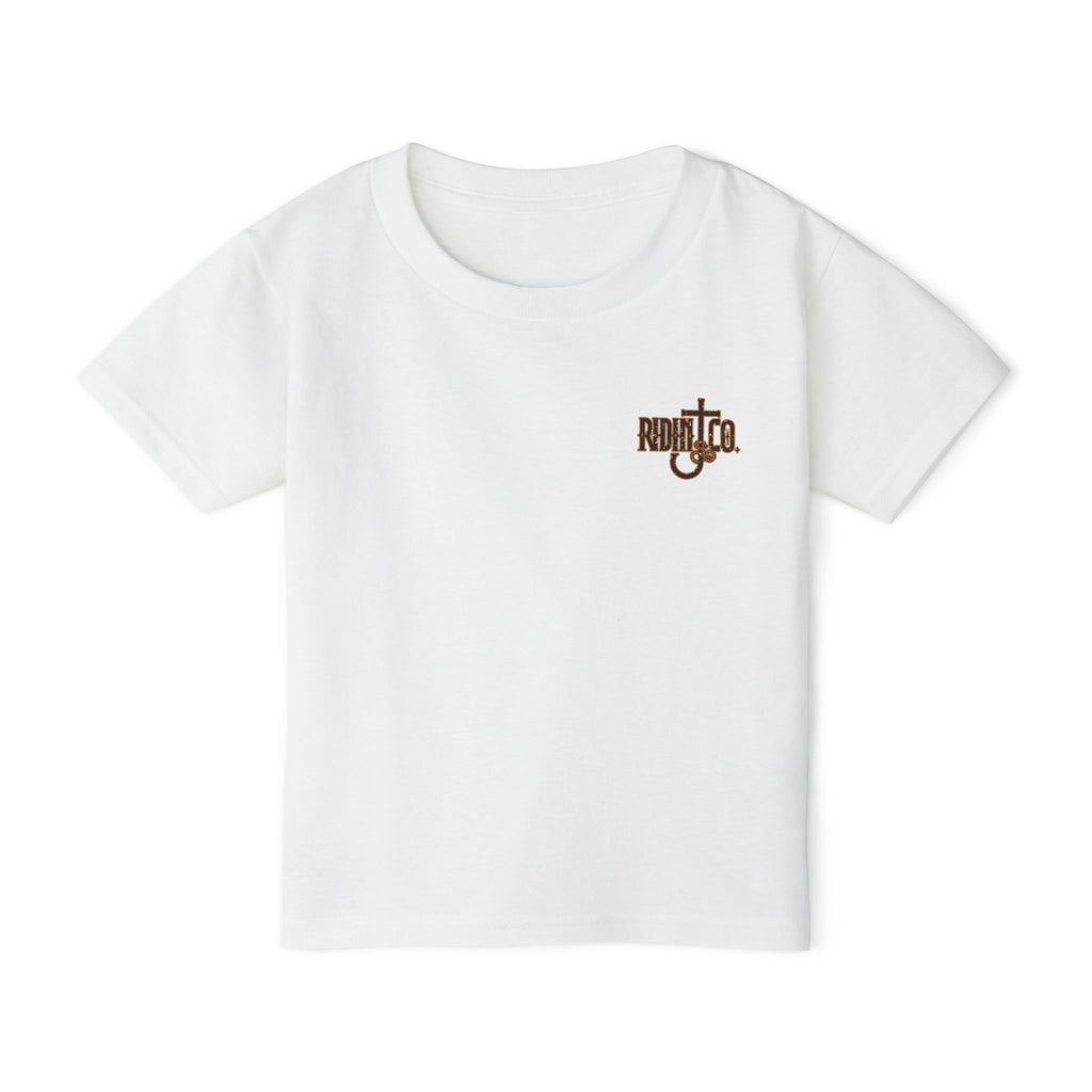 Train Em Young Toddler Cowboy Tee - Heavy Cotton Western Graphic Shirt