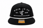 Ridin Js Co Black Umpqua Rope Hat | Ride for the Brand. Live for the Cross PREORDER