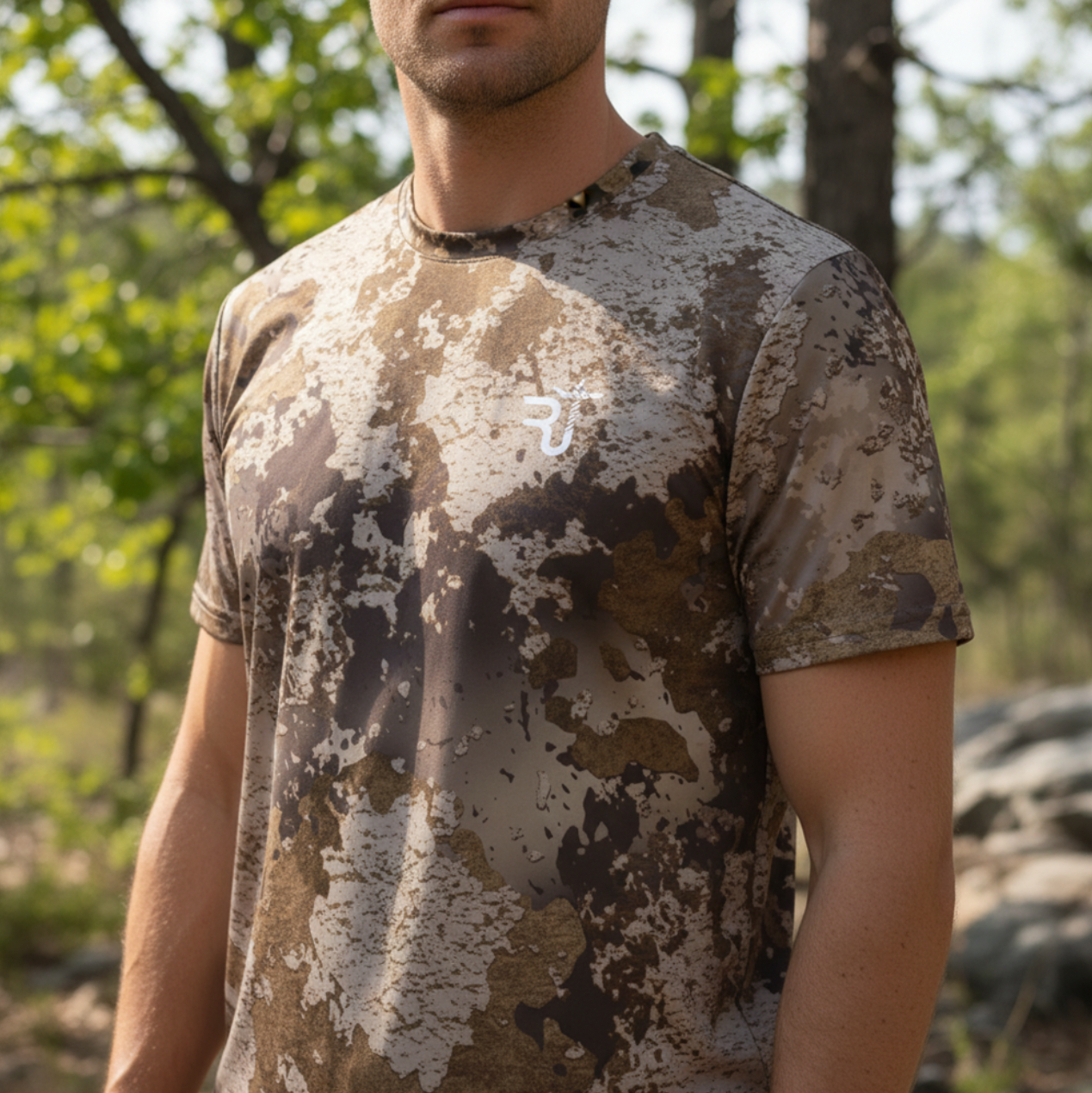 Js Terrain Camo crew neck Tee Main image