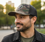 RJ Camouflage trucker hat