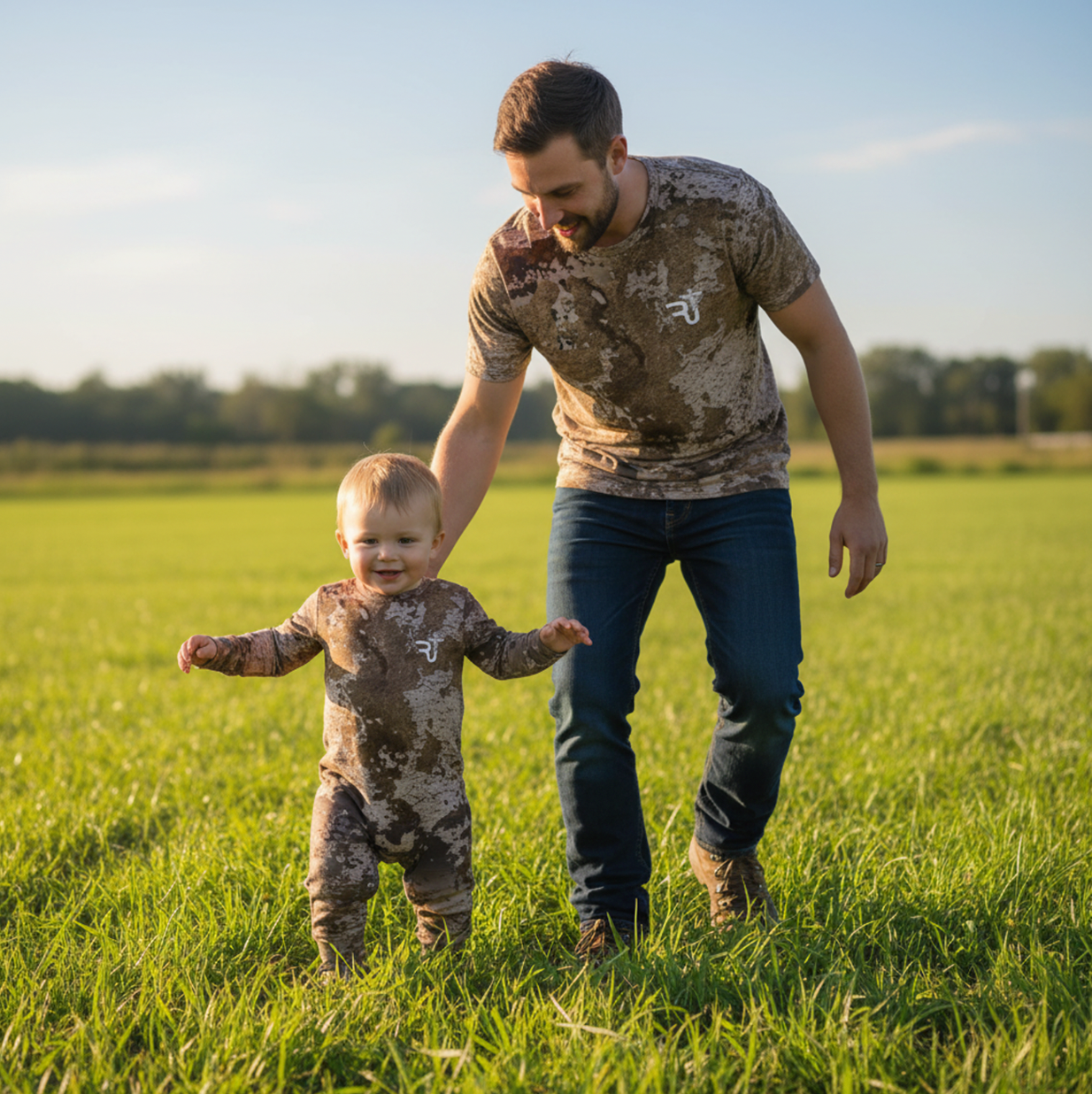 Js Terrain Long Sleeve Baby Romper Secondary image