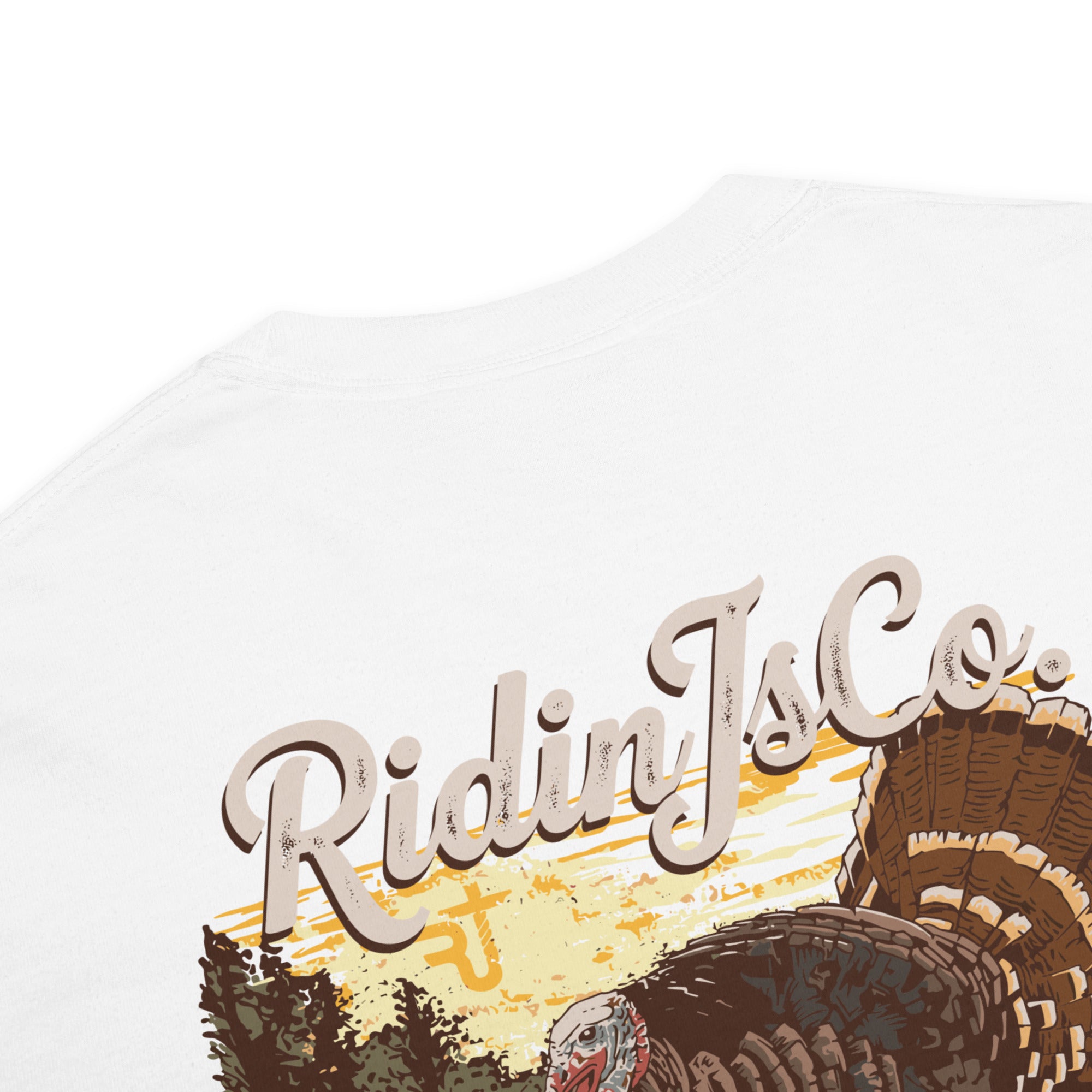 Men’s Backwoods Gobbler Hunting Graphic Tee – Comfort Colors® Heavyweight Garment-Dyed Shirt Secondary image